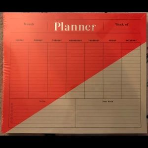 Martha Stewart updated weekly planner